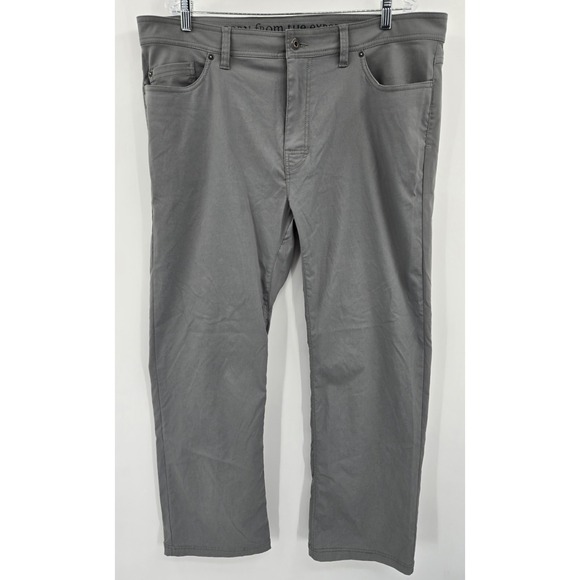 Prana Other - Prana Pants Mens 40x31 Slim Gray Brion Hiking Camping Traveler Gorpcore Outdoors